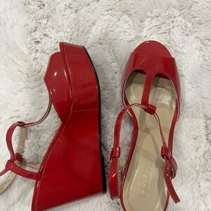 Le Chateau Red High Heel Shoes
